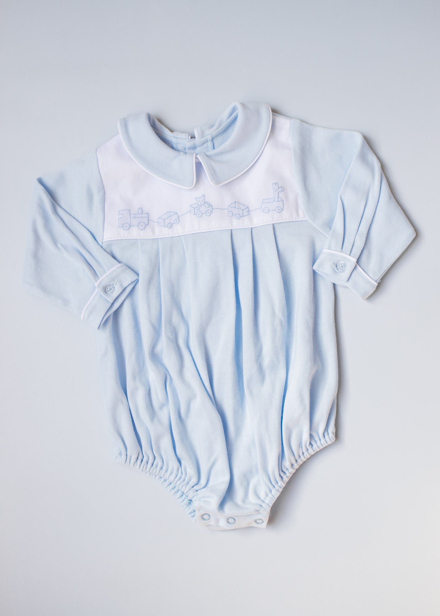 Blue Train Parade Bubble