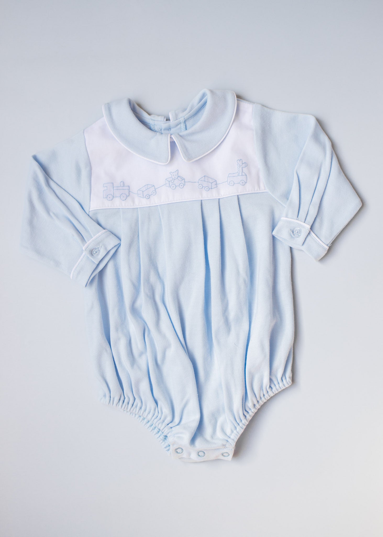 Blue Train Parade Bubble