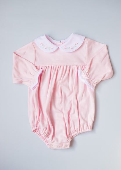 Pink Petite Floral Collar Bubble