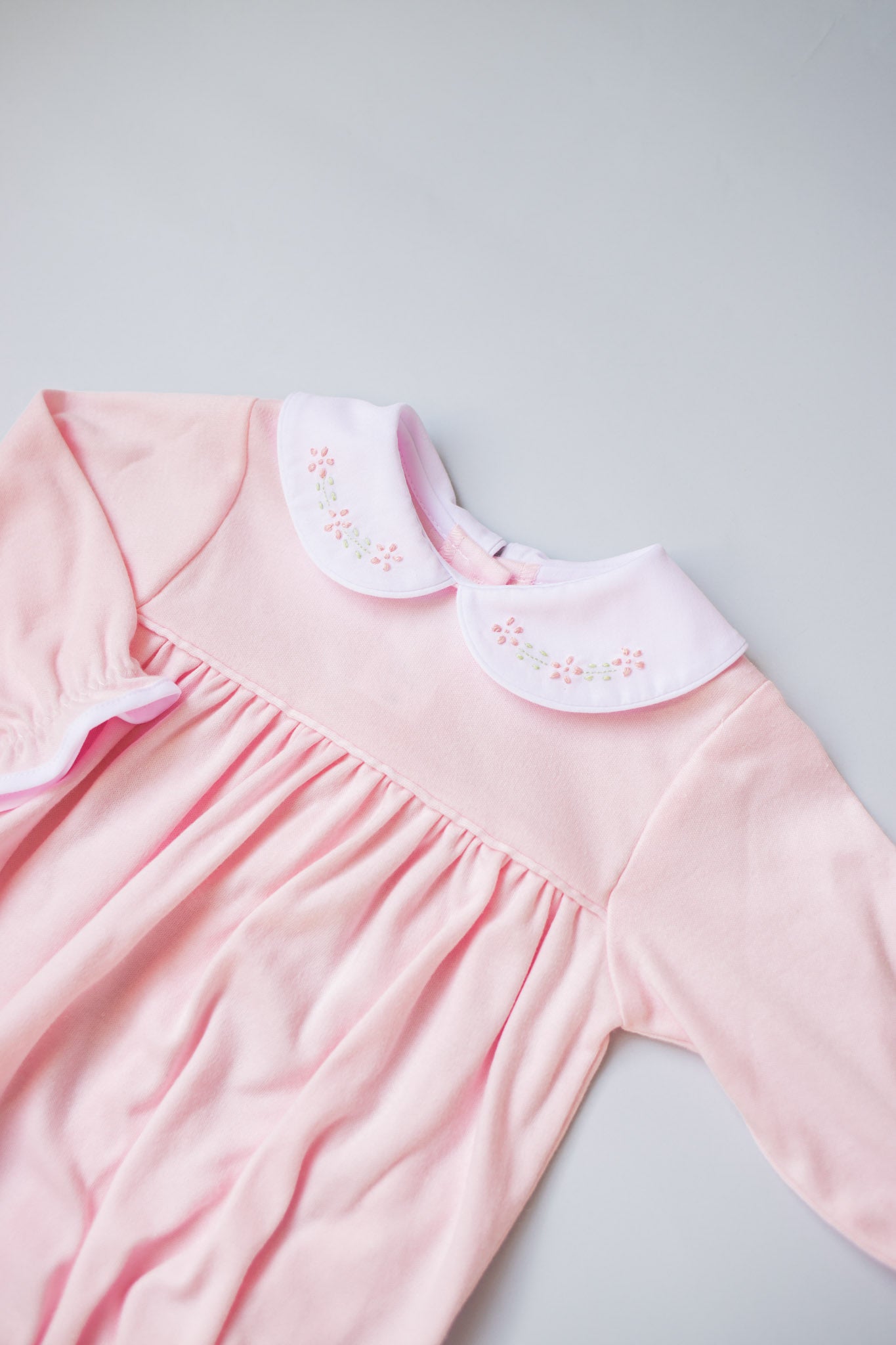 Pink Petite Floral Collar Bubble