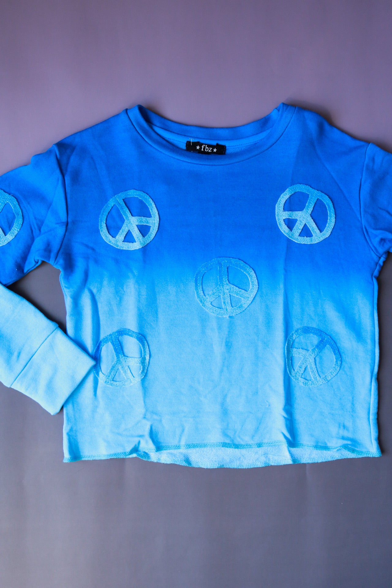 Peace Pullover | Turquoise Ombre