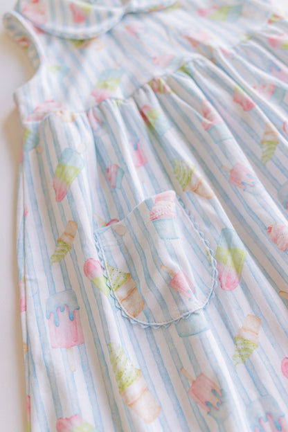scoops & smiles pocket dress