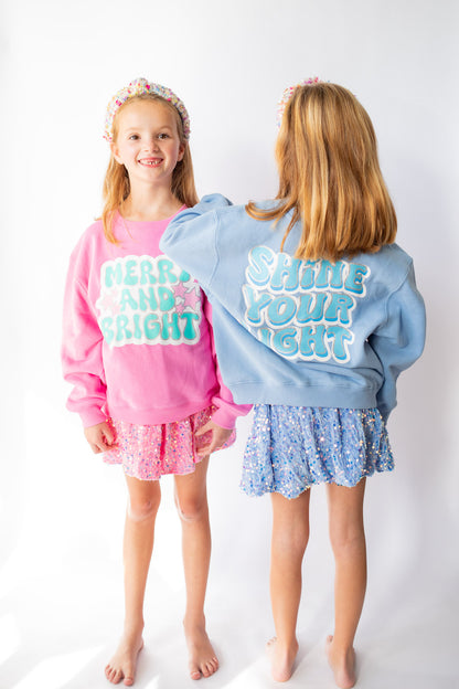 XOXO by Magpies Merry & Bright Sweatshirt | Berry Pink