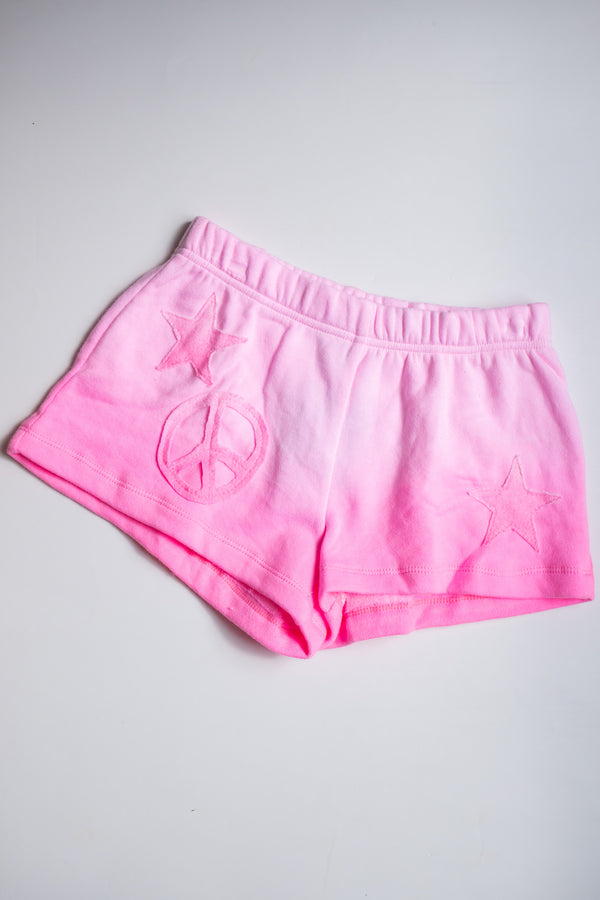 Peace Short | Pink Ombre