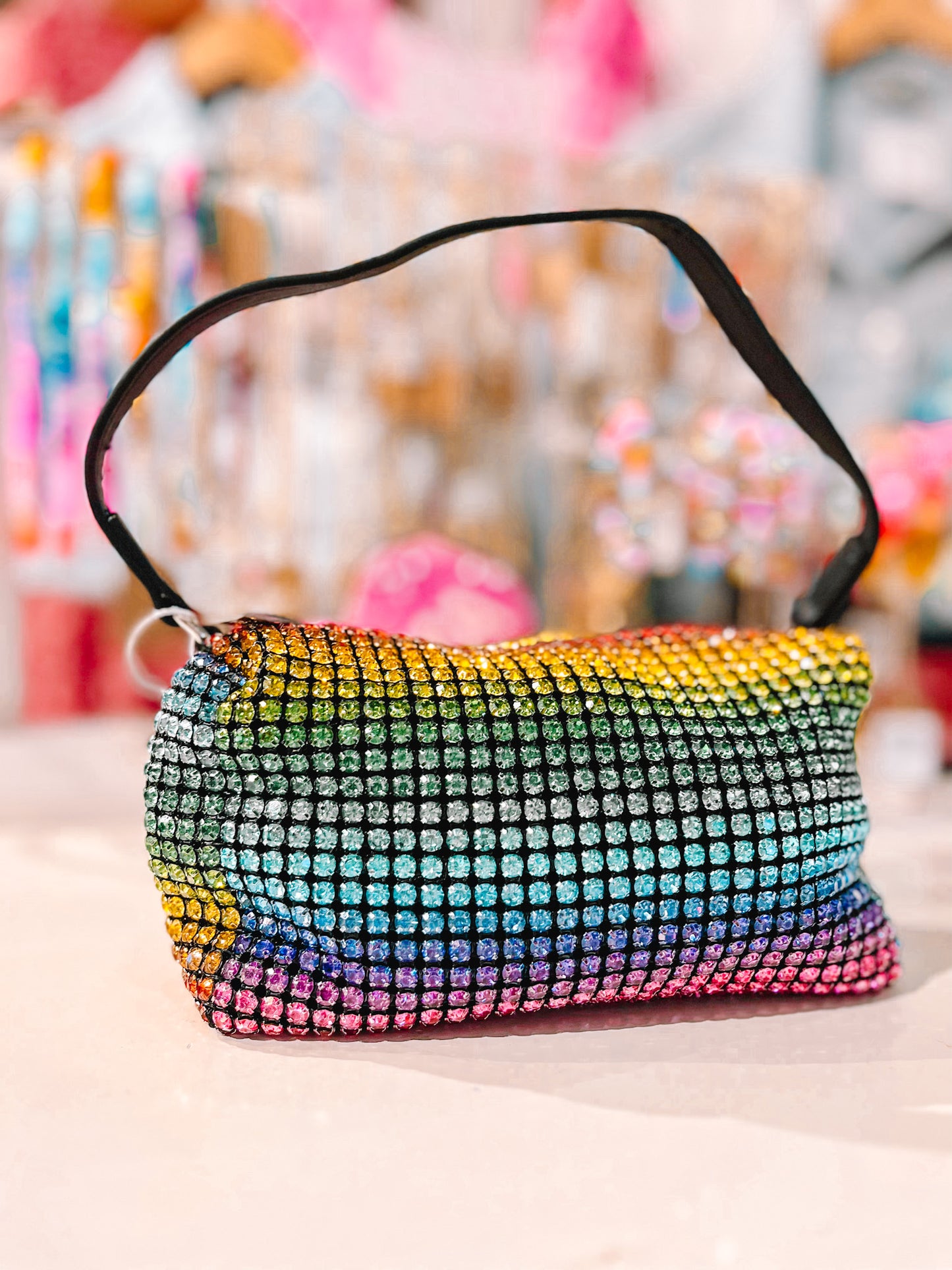 Fully Crystal Bag | Rainbow