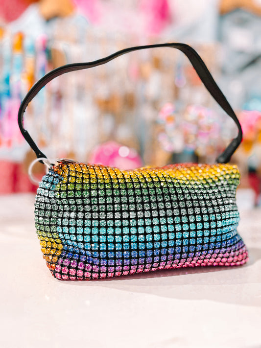Fully Crystal Bag | Rainbow