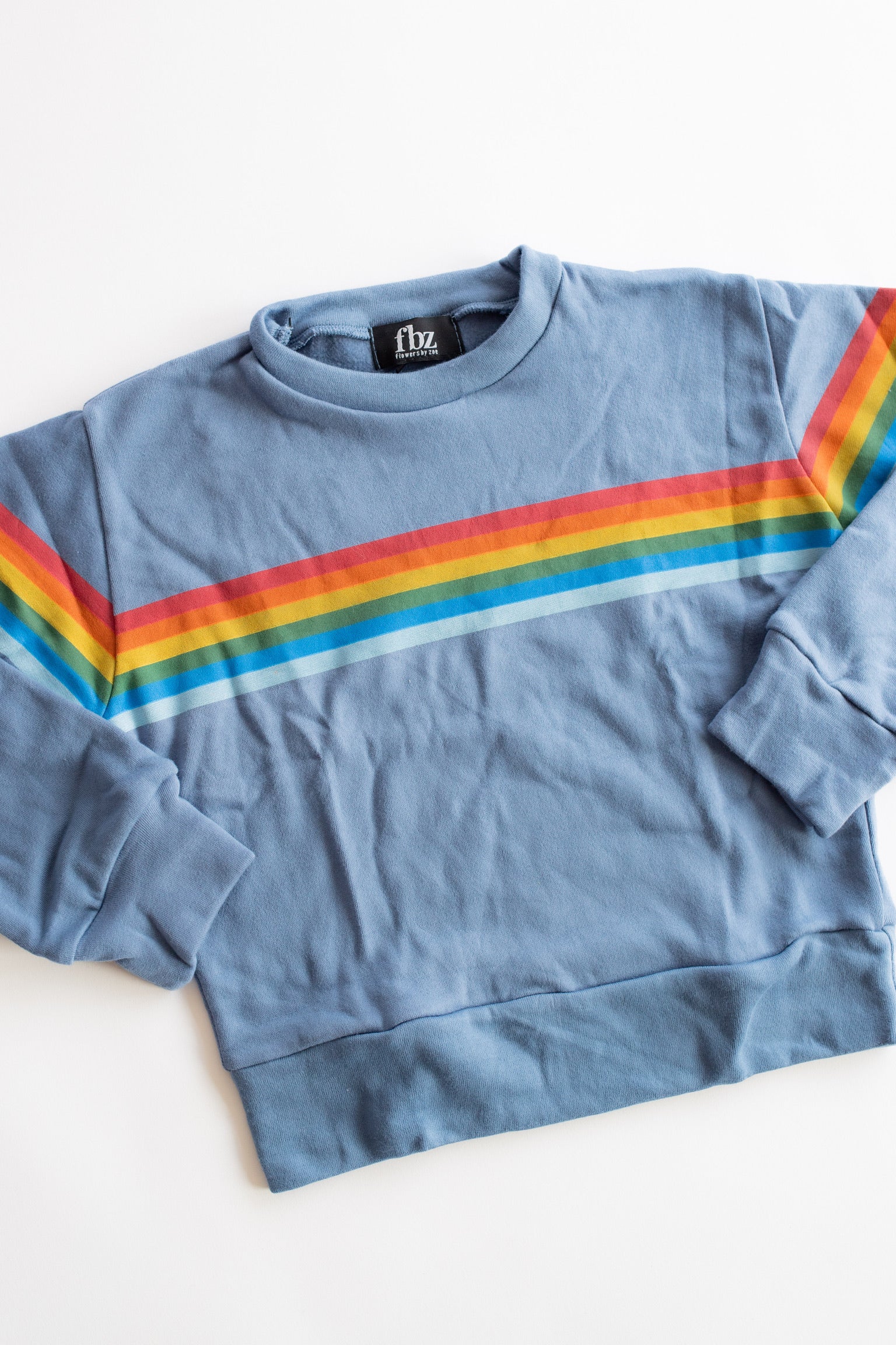 Prism Stripe Sweatshirt | Blue