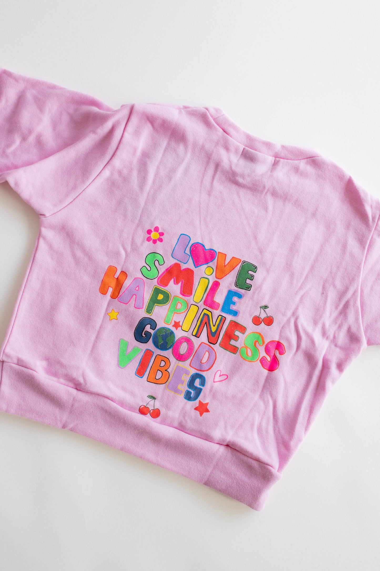 Multi Icon Sweatshirt | Pink