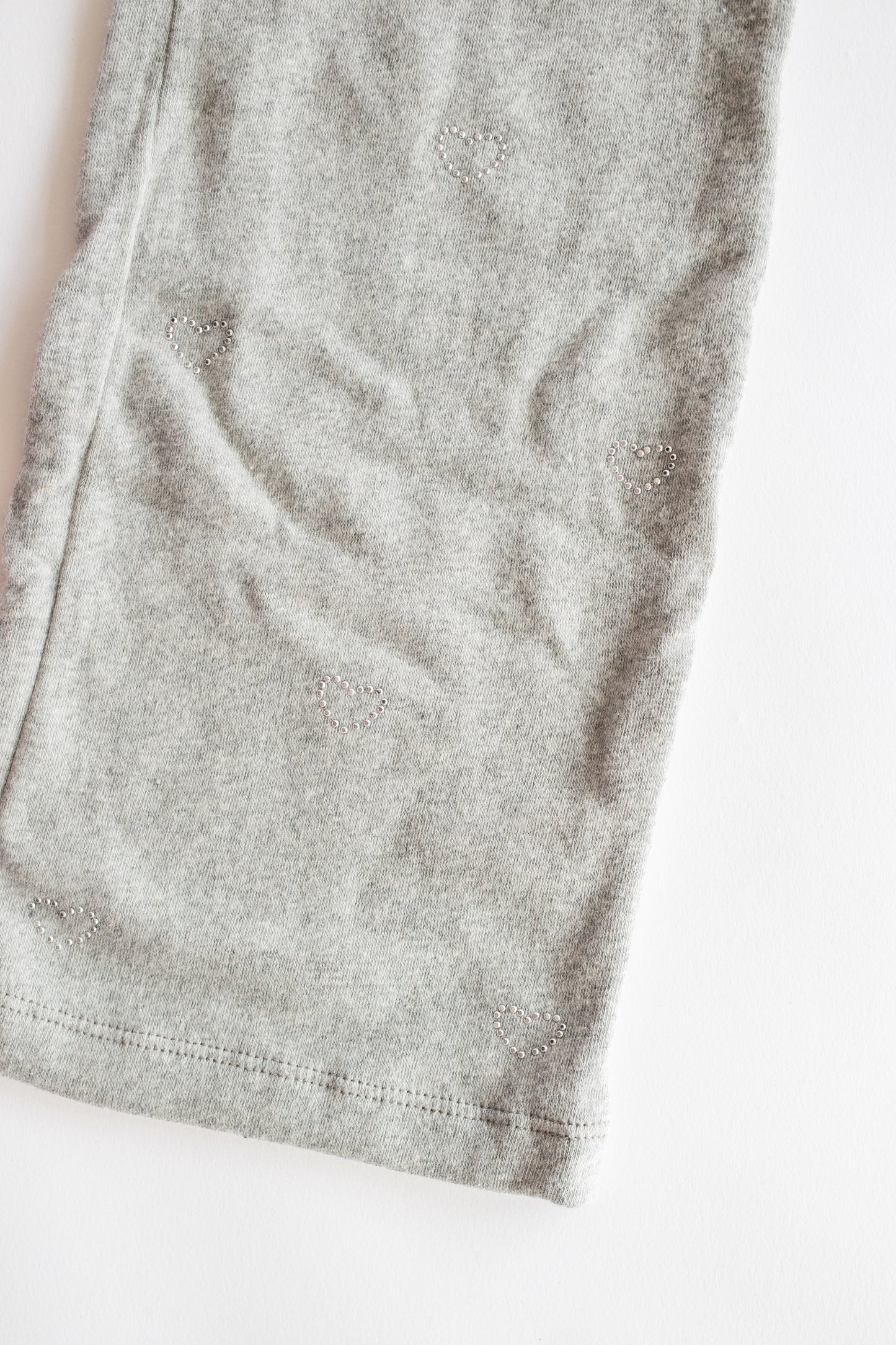 Crystal Heart Sweatpant | Misty Gray