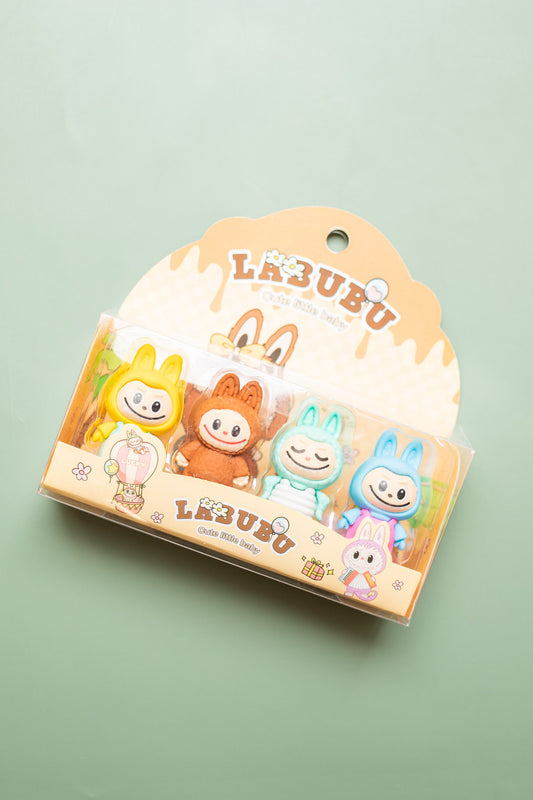 Labubu Tiny Eraser Set | Brown