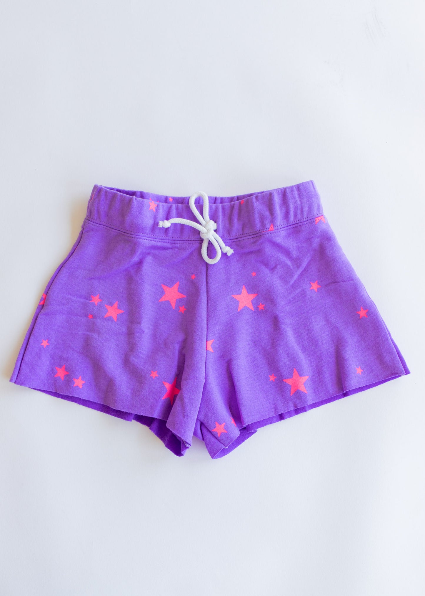 Sweatshort | Purple with Pink Stars