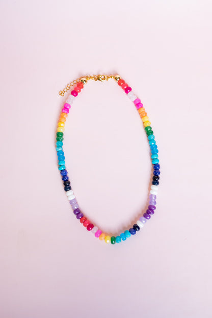 Rainbow Gemstone Necklace