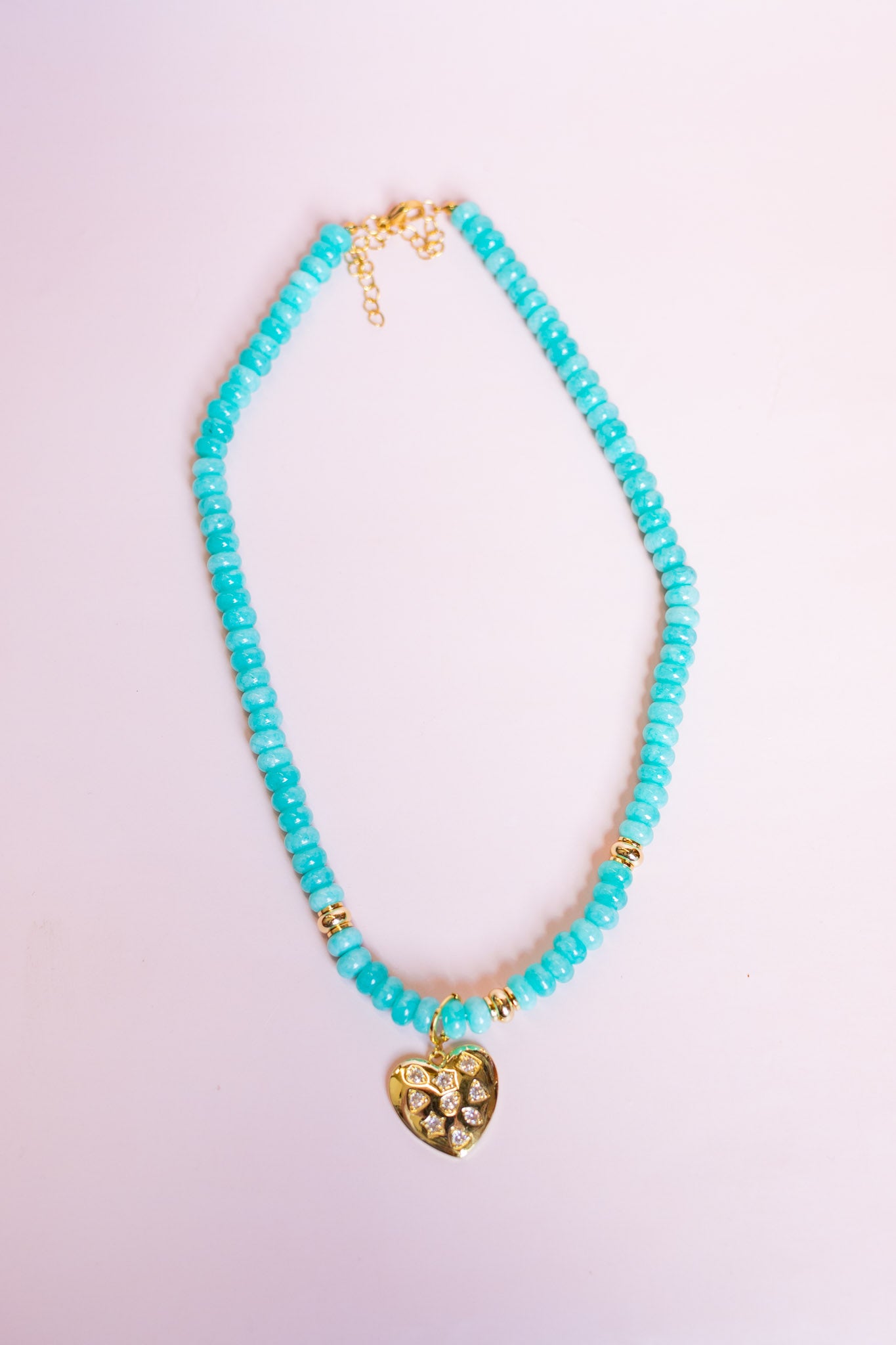 Mallorca Gemstone Necklace | Aqua