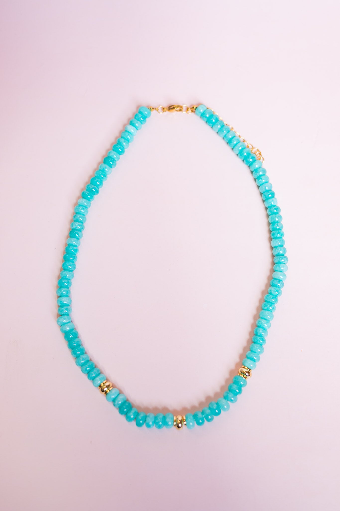 Mallorca Gemstone Necklace | Aqua
