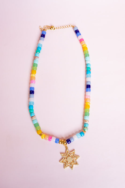 Coastal Gemstone Necklace