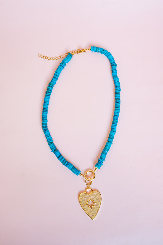 Tidal Mood Gemstone Necklace