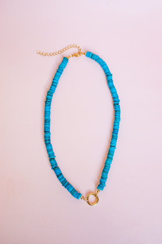Tidal Mood Gemstone Necklace