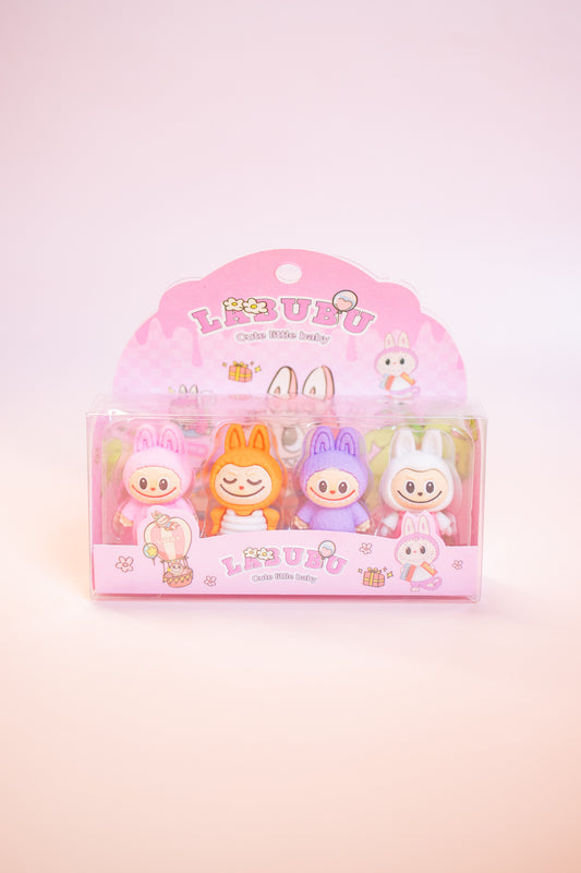 Labubu Tiny Eraser Set