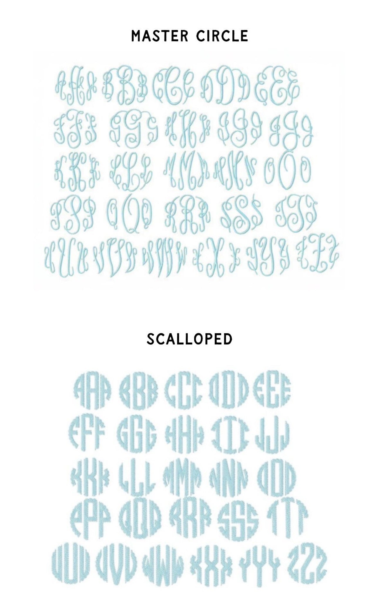 Add Embroidery/A Monogram!