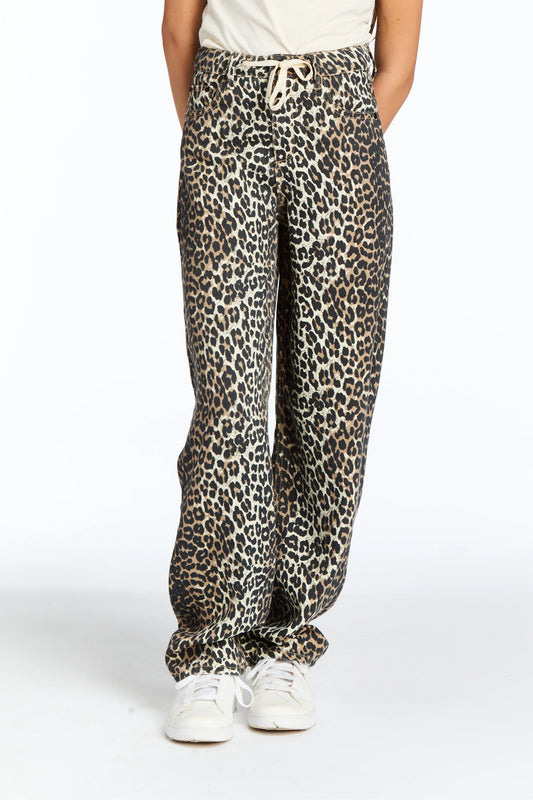 Leopard Slight Barrel with Drawstring