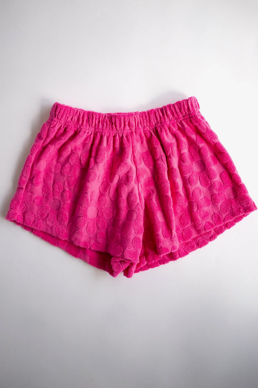 Daisy Towel Short | Fuschia