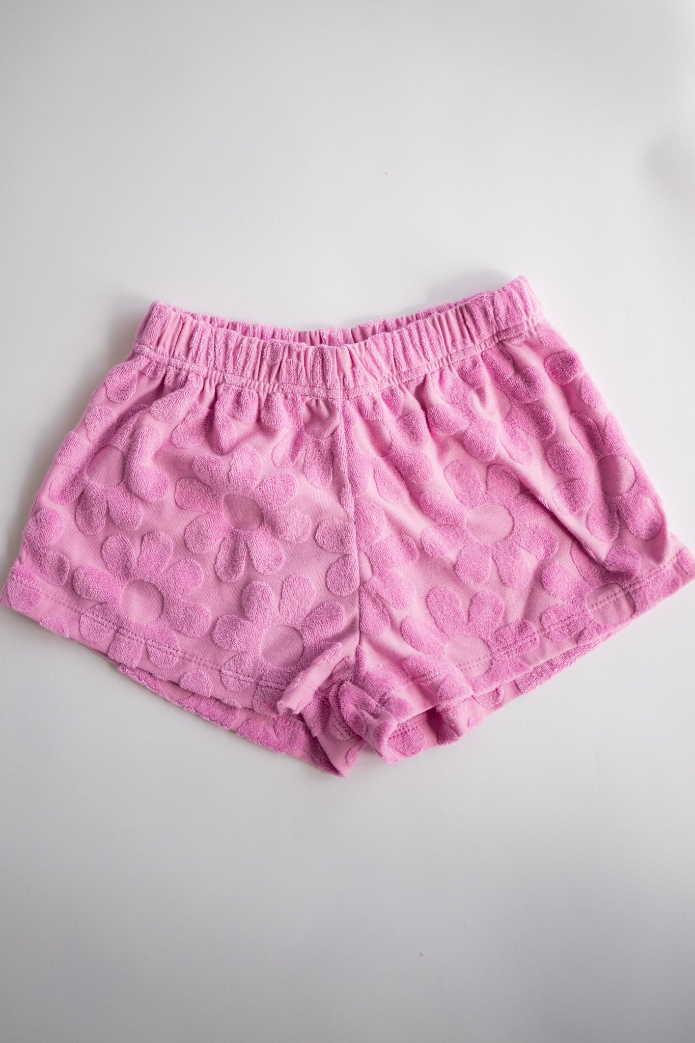 Daisy Towel Short | Medium Pink