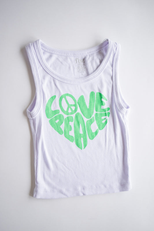 Ribbed Tank | Peace & Love