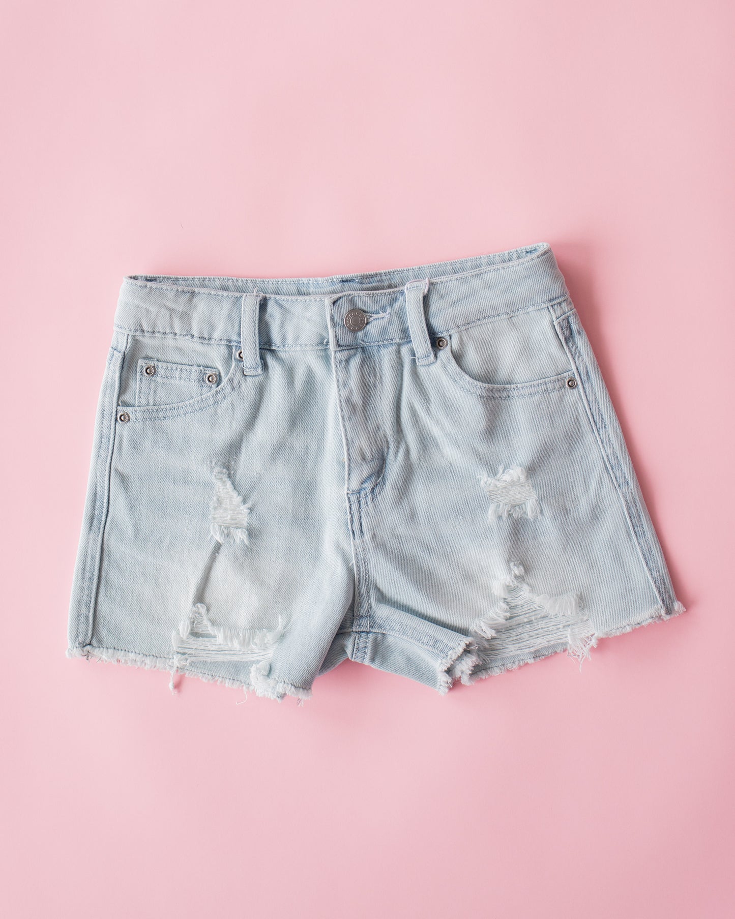 High Rise Weekender Short | Light Indigo