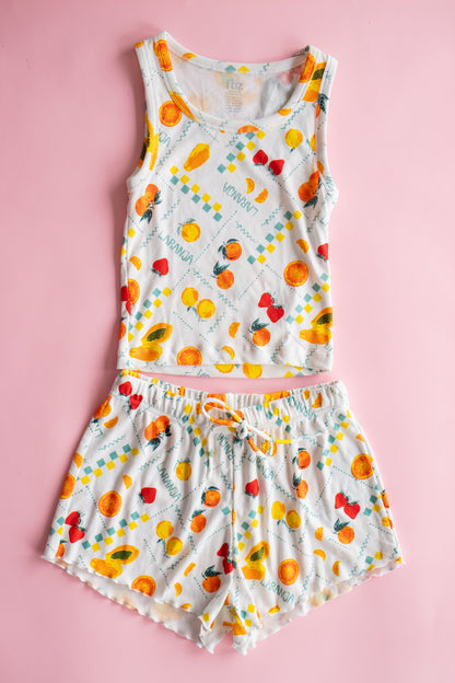 Ribbed Short | Fruits