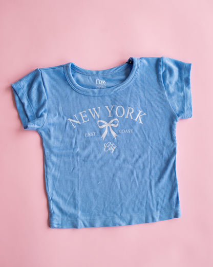 Ribbed Tee | New York