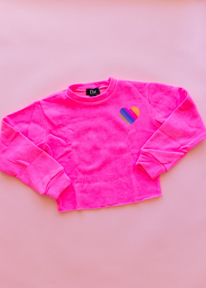 Sweatshirt | Neon Pink