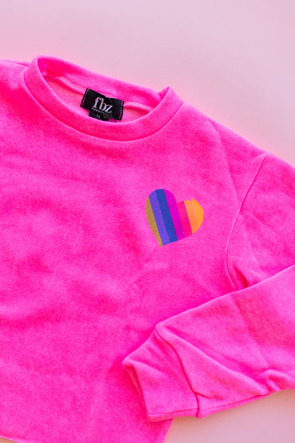 Sweatshirt | Neon Pink