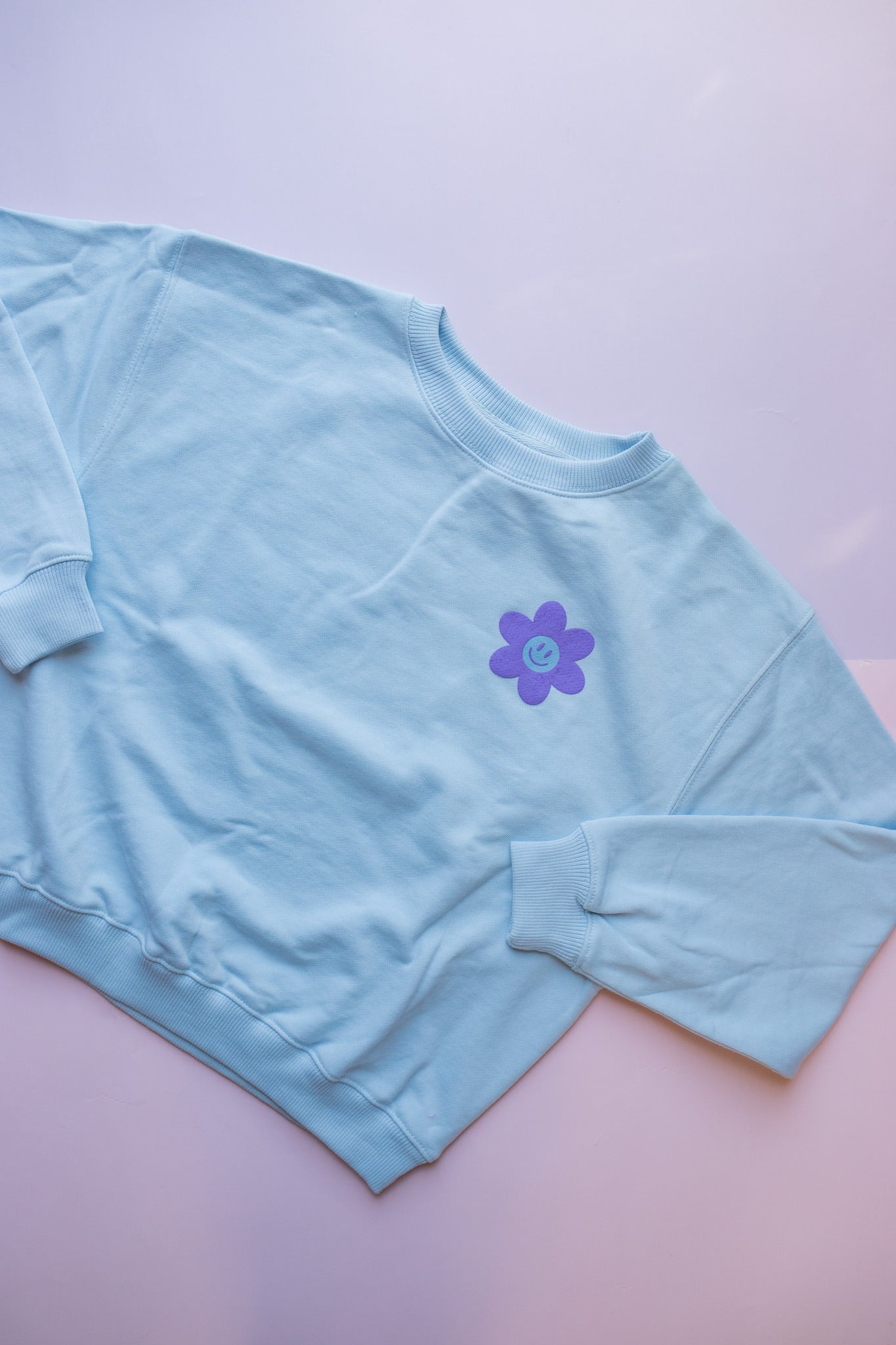 XOXO by magpies | Doing My Best Cloud Blue Crewneck