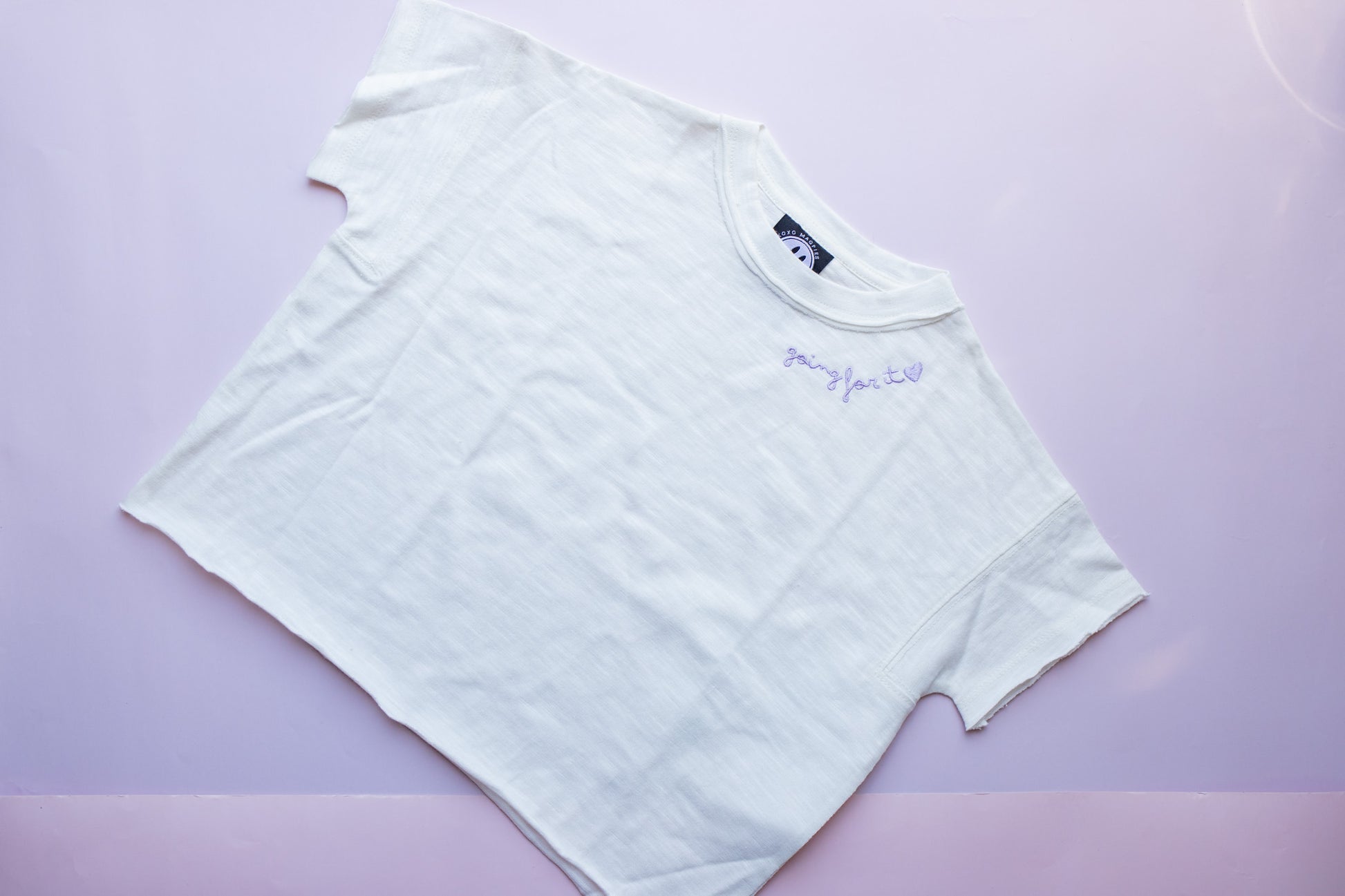 XOXO by magpies | Embroidered Boxy T | Going for It