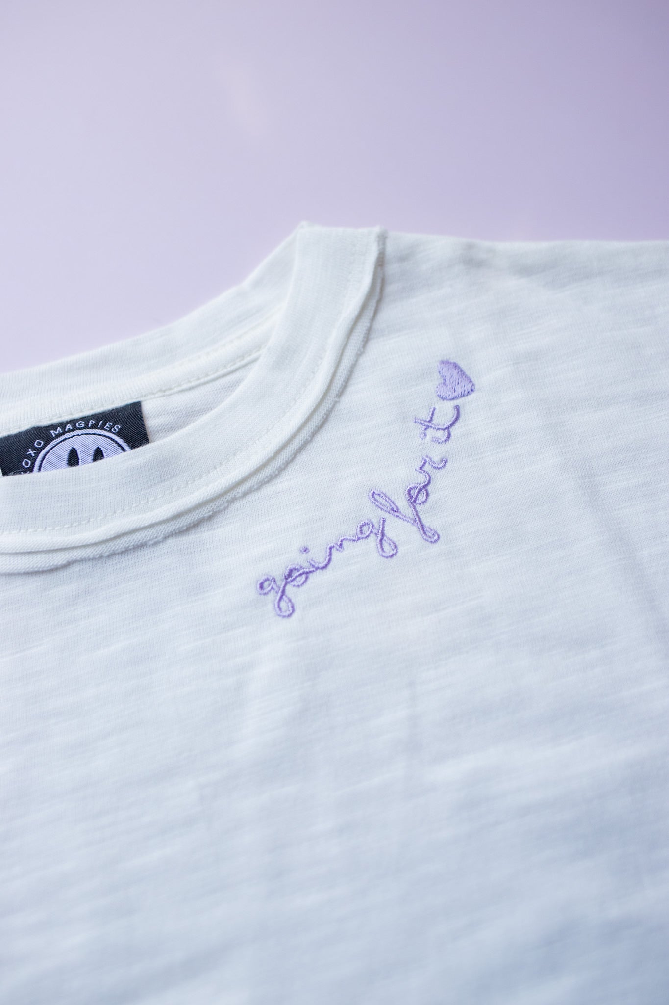 XOXO by magpies | Embroidered Boxy T | Going for It