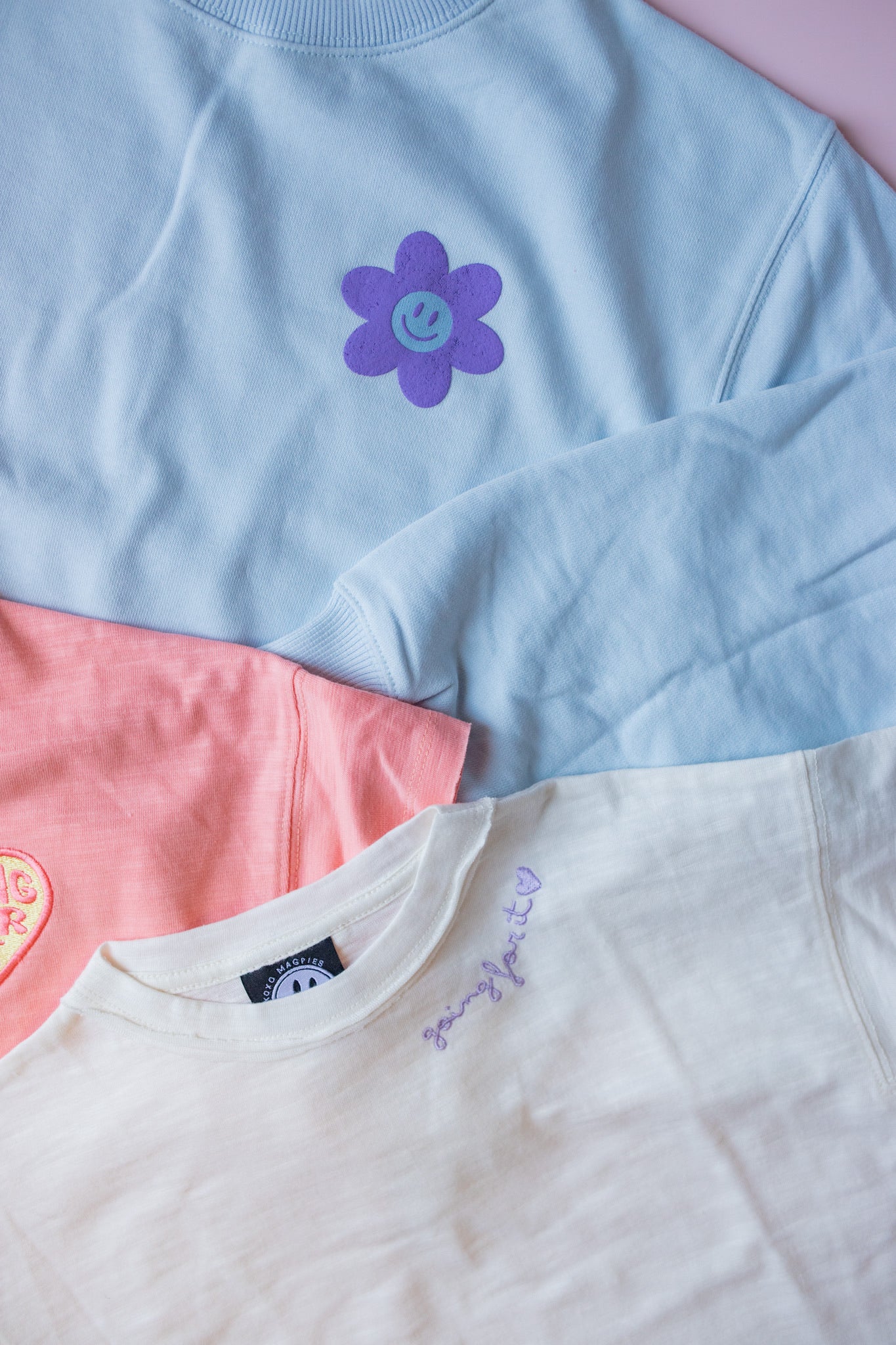 XOXO by magpies | Doing My Best Cloud Blue Crewneck