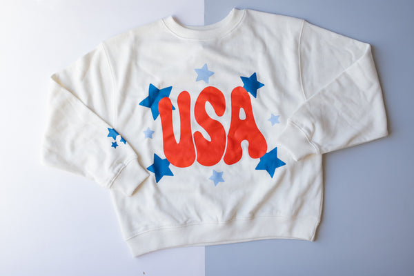 XOXO by magpies | USA Crewneck | Women's