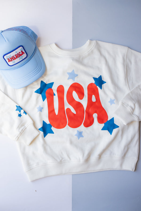 XOXO by magpies | USA Crewneck | Kids