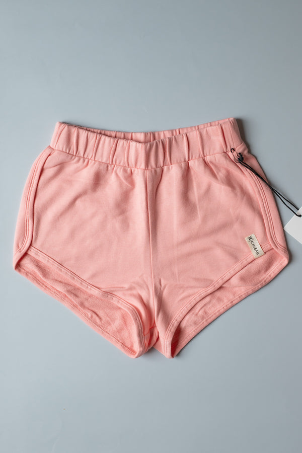 French Terry Butterfly Short | Pink Icing