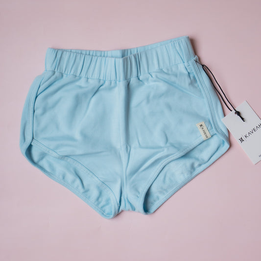 French Terry Butterfly Short | Cool Blue