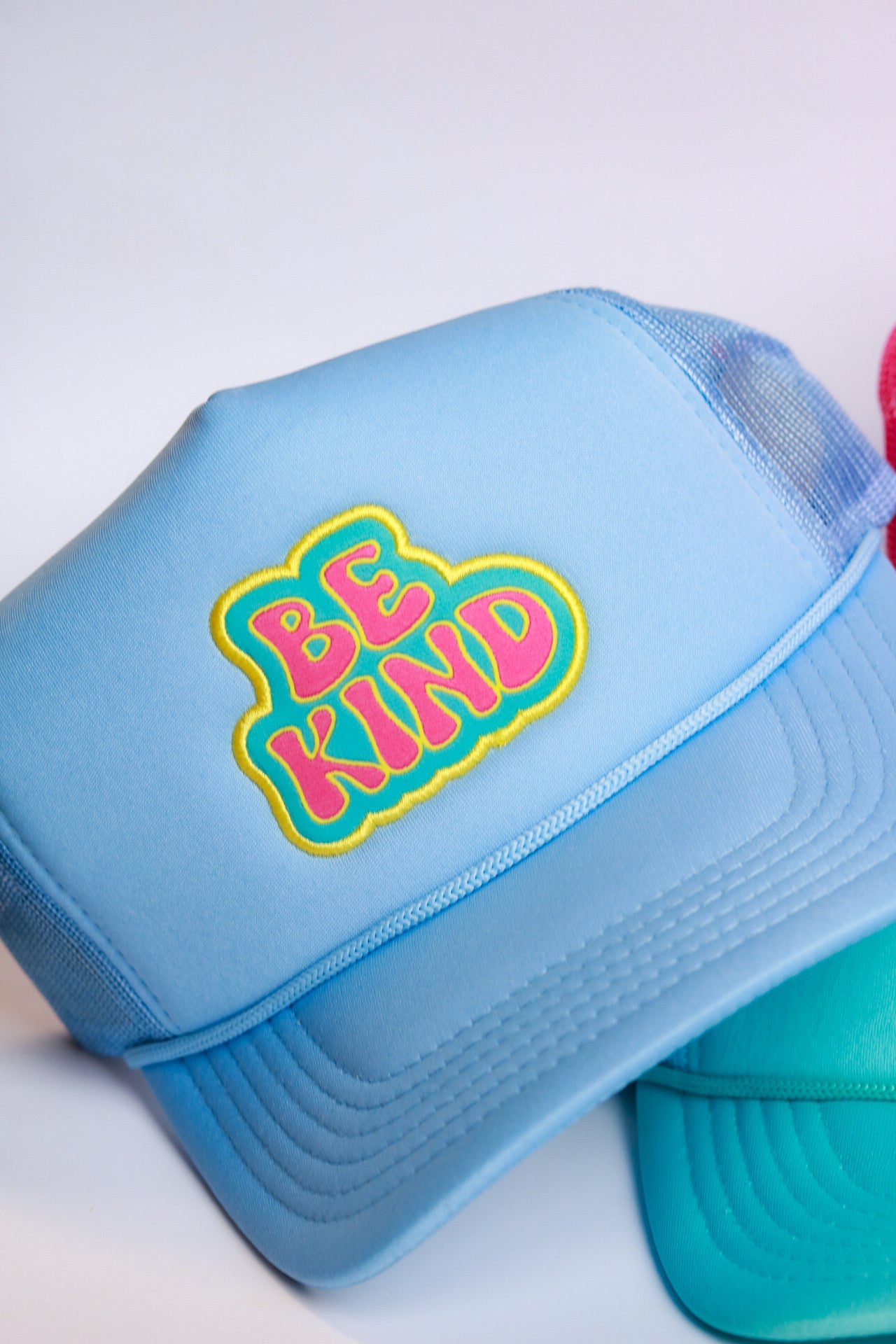 XOXO by magpies | Powder Blue Be Kind Trucker