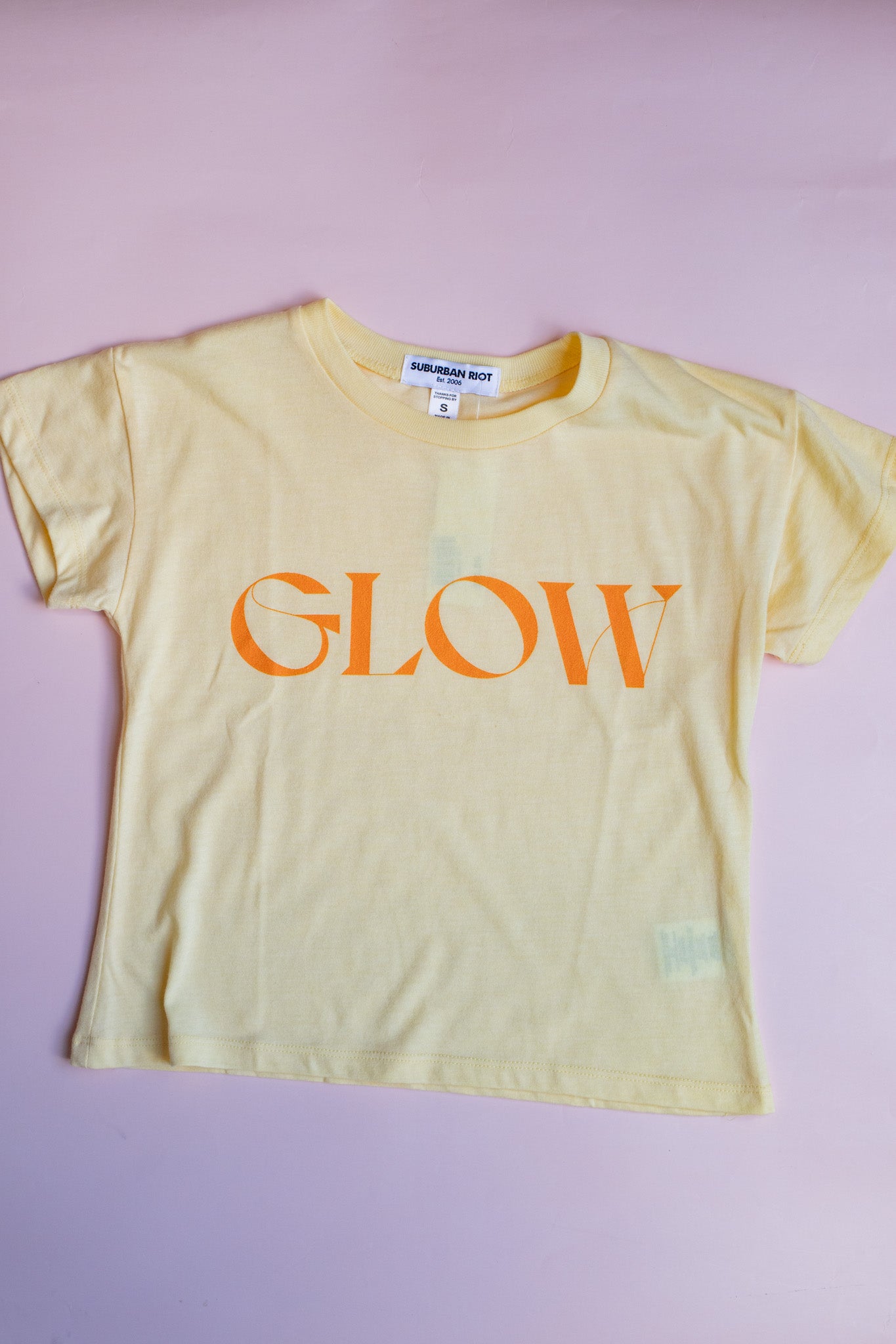 Graphic Crop Tee | Glow