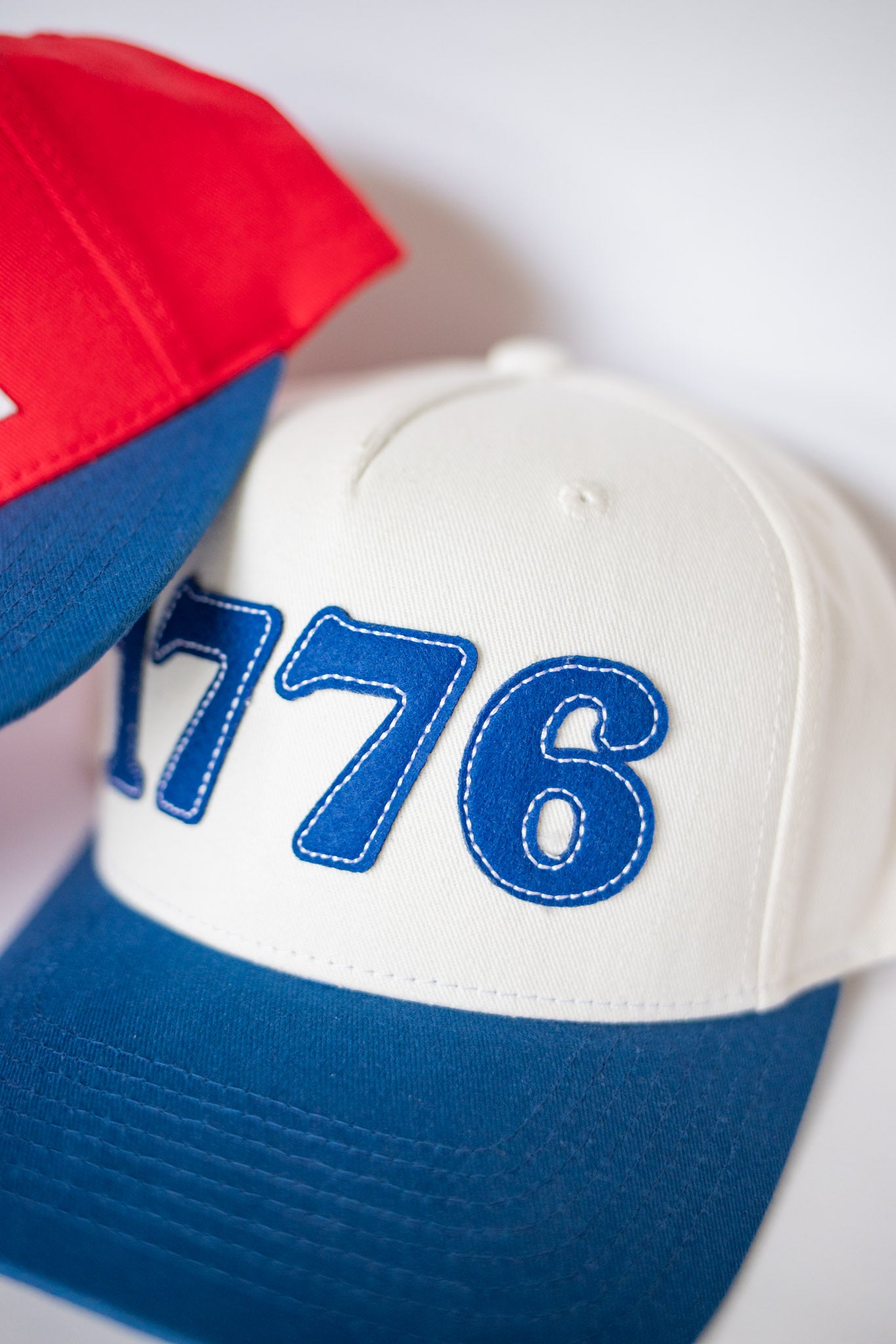 XOXO by magpies | 1776 Felt Applique Twill Trucker Hat | Adult