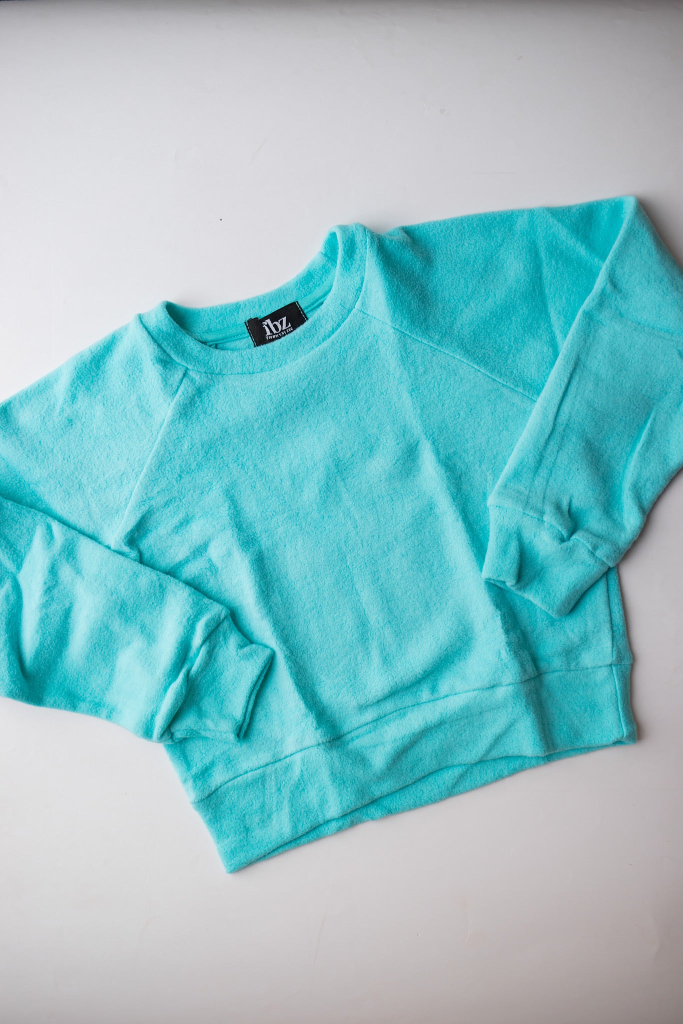 Reverse Sweatshirt | Neon Turquoise