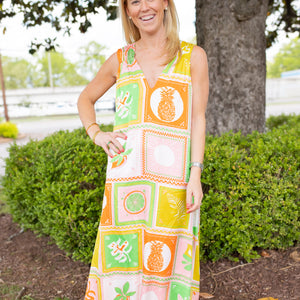 Amalfi Ruched Strap Maxi Dress