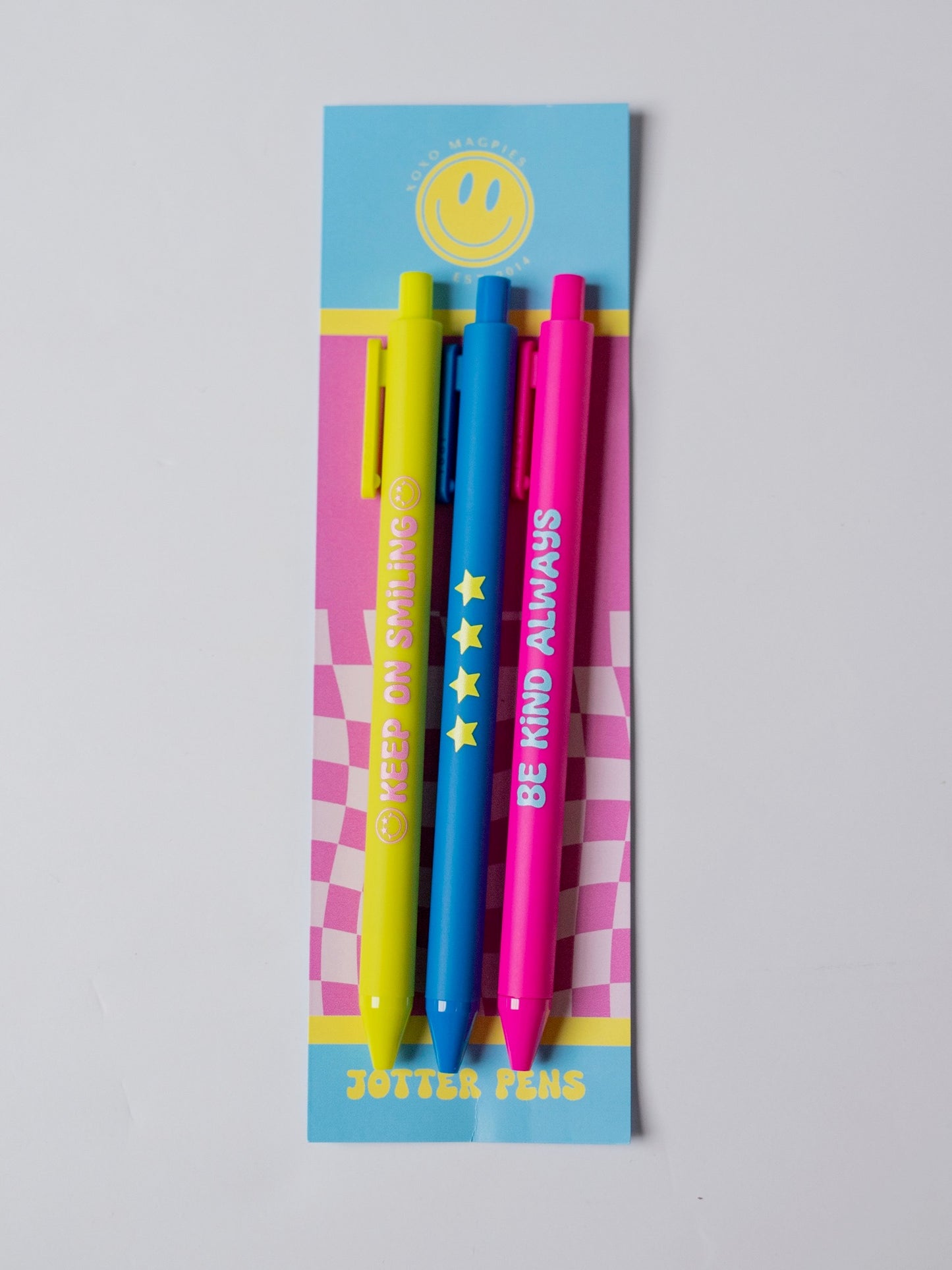 XOXO by Magpies Jotter Pens (3-Pack) | Be Kind