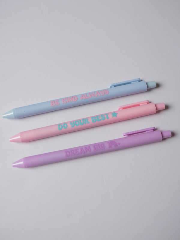 XOXO by Magpies Jotter Pens (3-Pack) | Dream Big