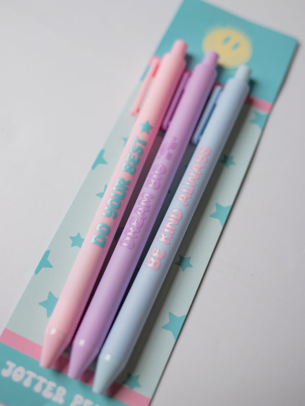 XOXO by Magpies Jotter Pens (3-Pack) | Dream Big