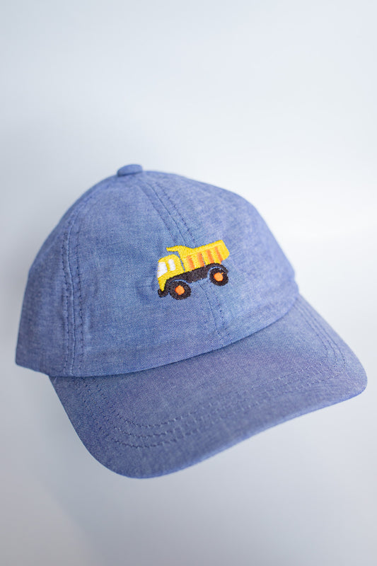 Embroidered Chambray Ball Cap | Dumptruck