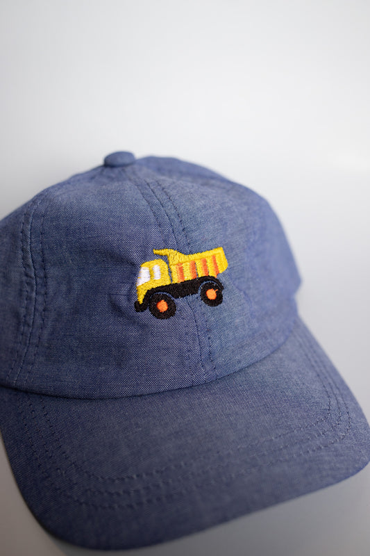 Embroidered Chambray Ball Cap | Dumptruck